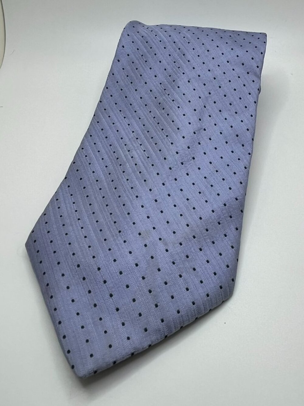 Stefano Conti Silk Tie Made in Italy Purple Polka Dot